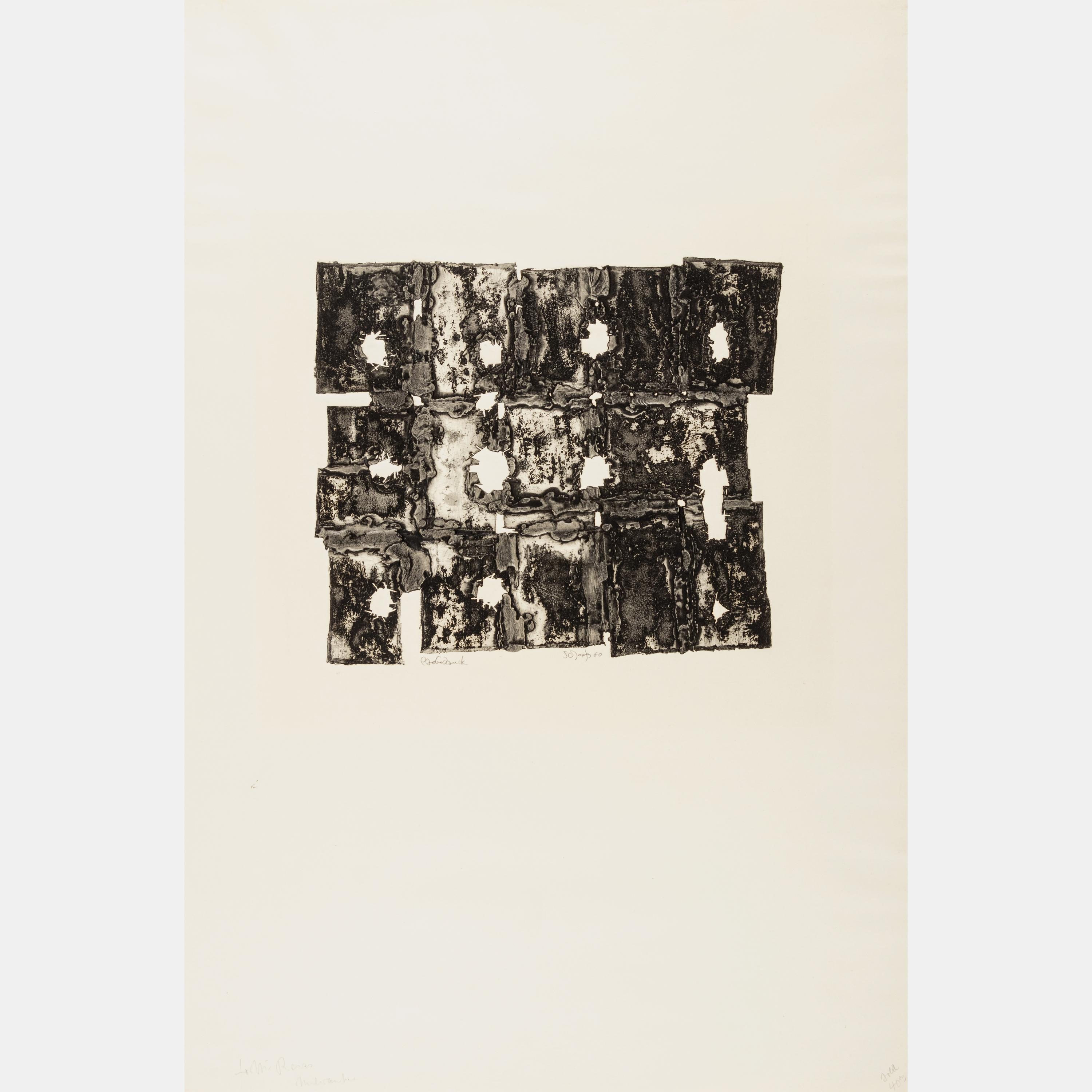 A Pair of Prints by Rudolf Schoofs and Luciana De Vita, 1959-1960