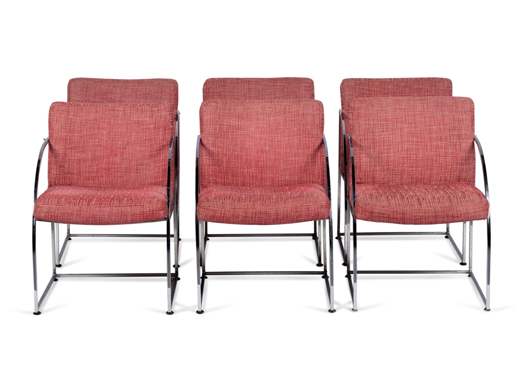 Set of Six Dining Chairs Thayer Coggin, USA