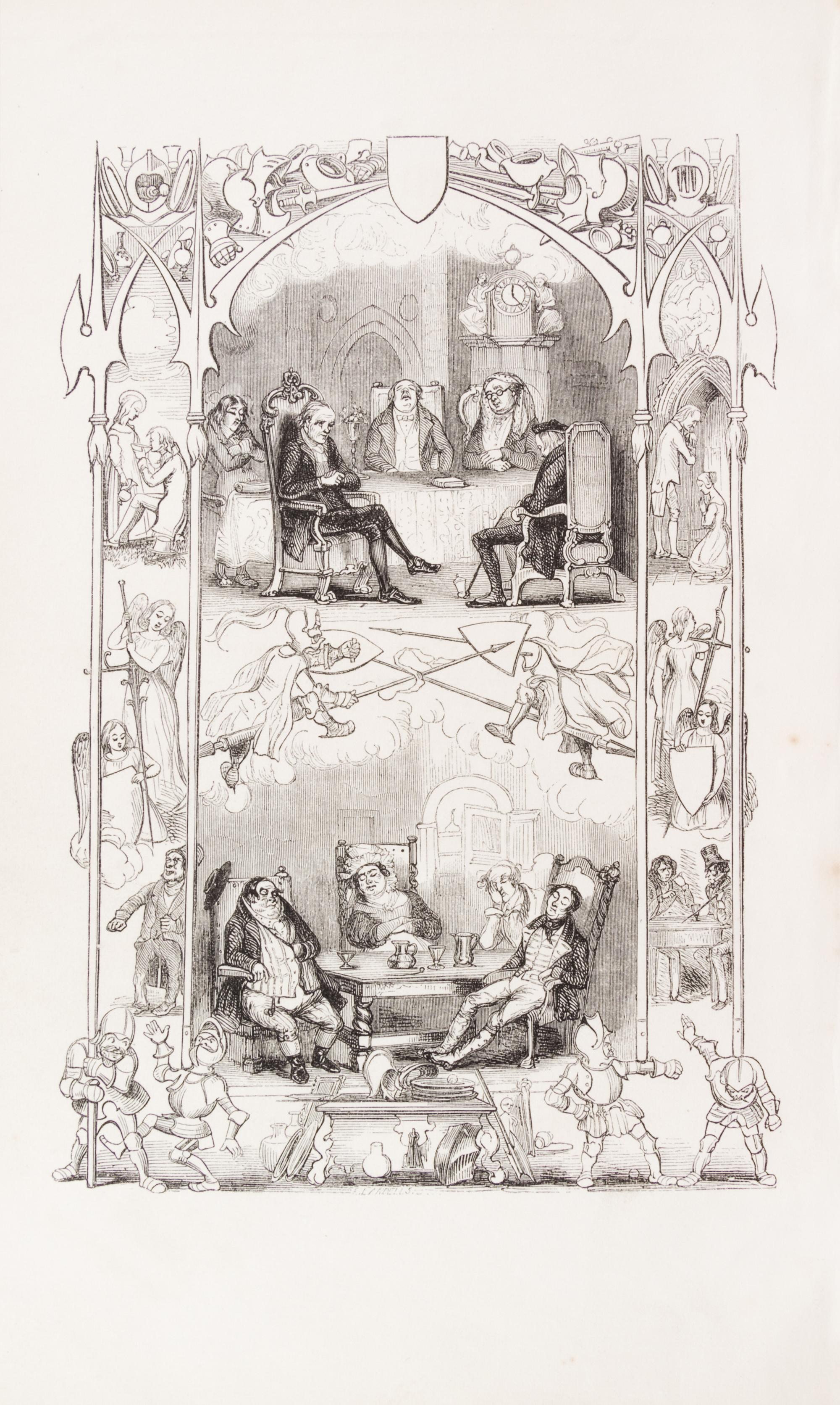 DICKENS, CHARLES. The Mystery of Edwin Drood. Lon, 1870. 1st ed., from parts. w/Master Humphrey..Lon, 1840-41. 3v. 1st ed, fr. parts.