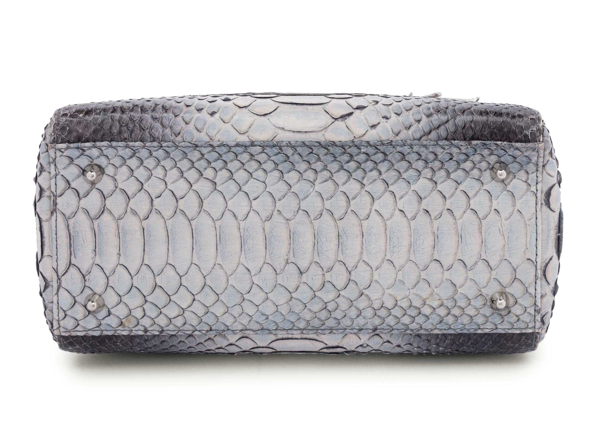 Limited Edition Christian Dior Python Small Lady Dior Bag, c. 2010