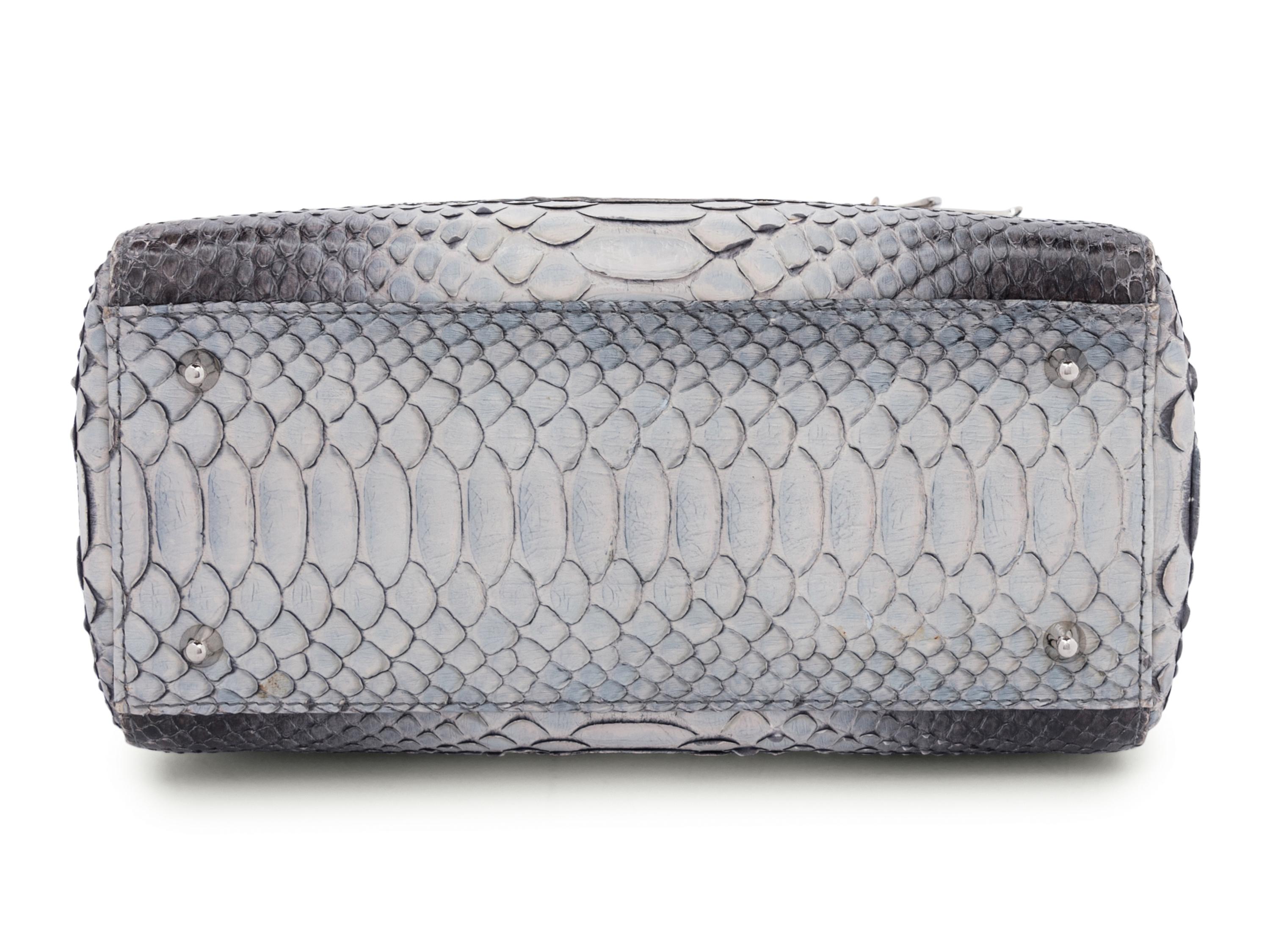 Limited Edition Christian Dior Python Small Lady Dior Bag, c. 2010