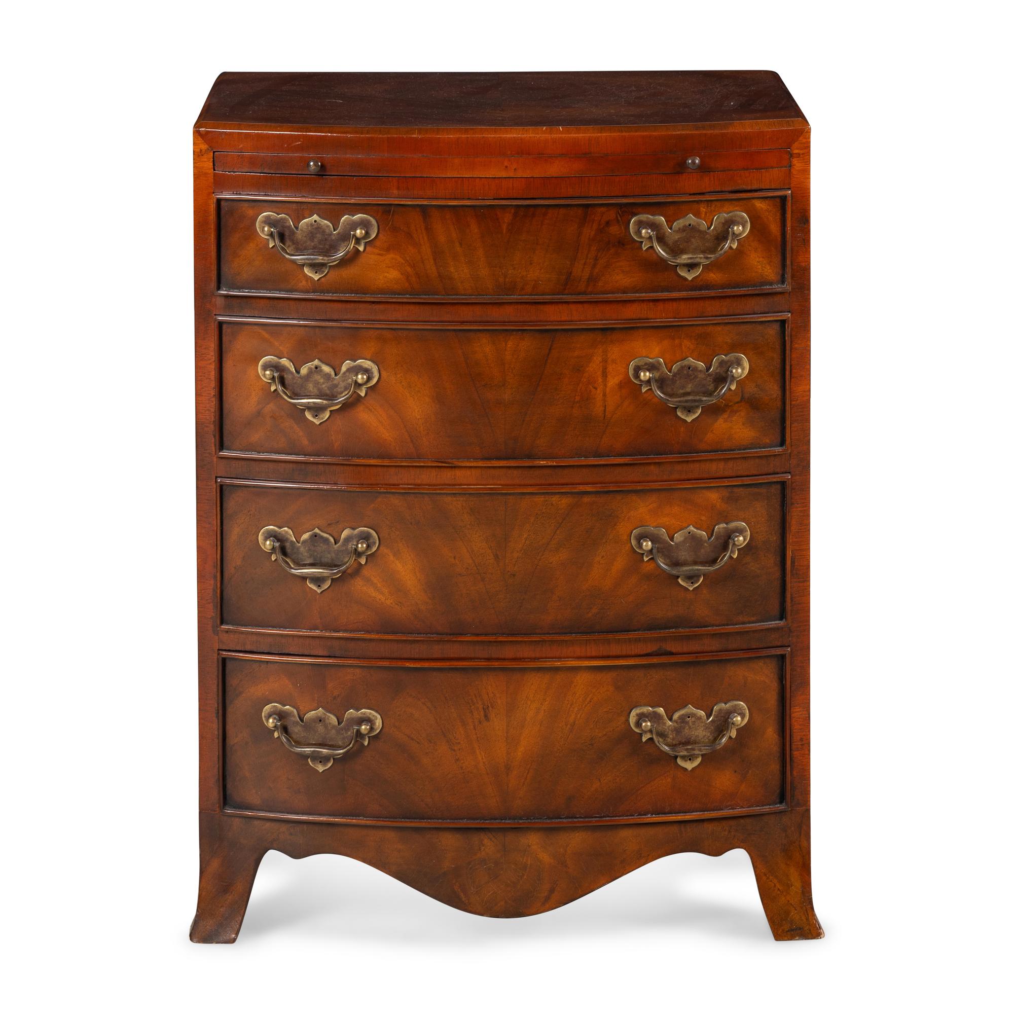 A George III Style Mahogany Small Chest of Drawers