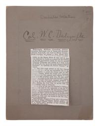 [TEXAS]. 6 photographs and documents related to military subjects in early Texas state history.