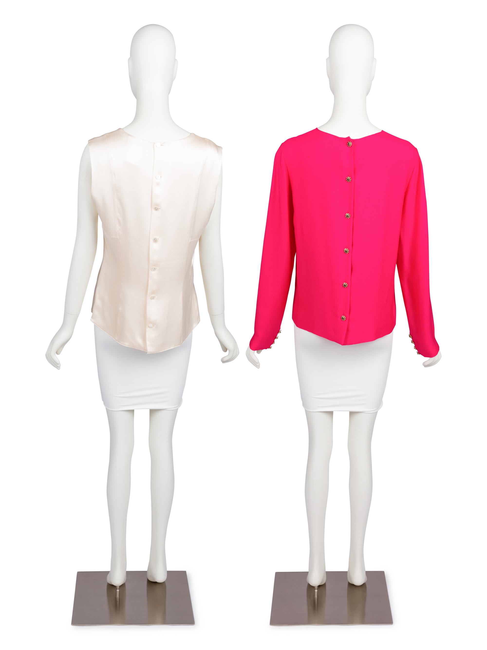 Two Chanel Silk Tops, 2010s