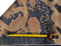 An Art Deco Chinese Style Blue Dragon Rug