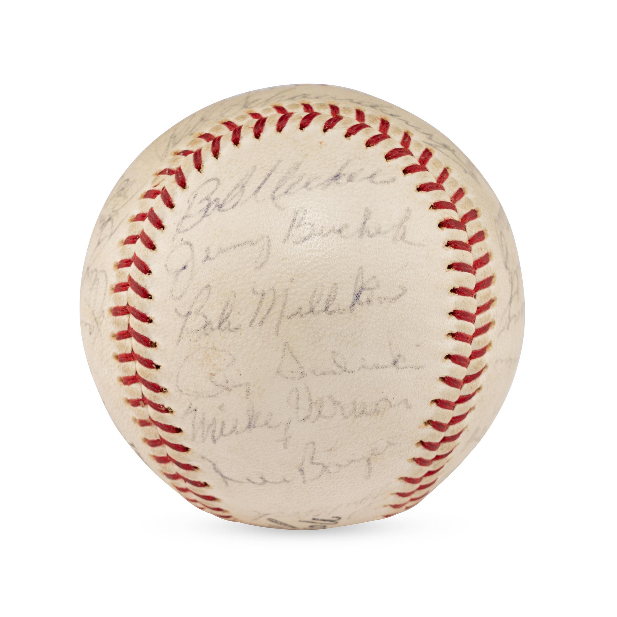 A 1965 St. Louis Cardinals Team Signed Autograph Baseball (Beckett Authentication Services)