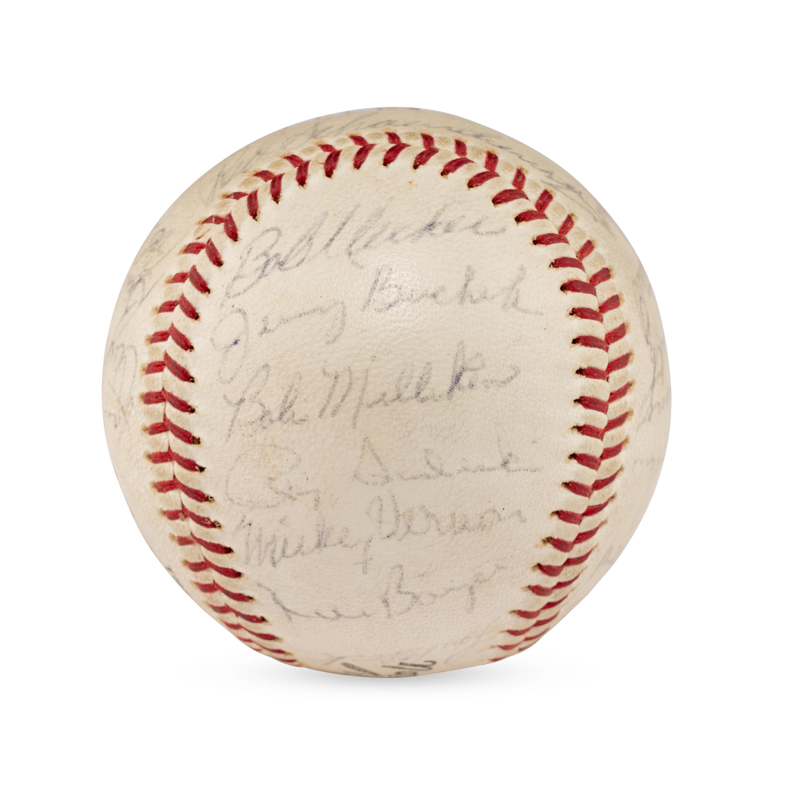 A 1965 St. Louis Cardinals Team Signed Autograph Baseball (Beckett Authentication Services)