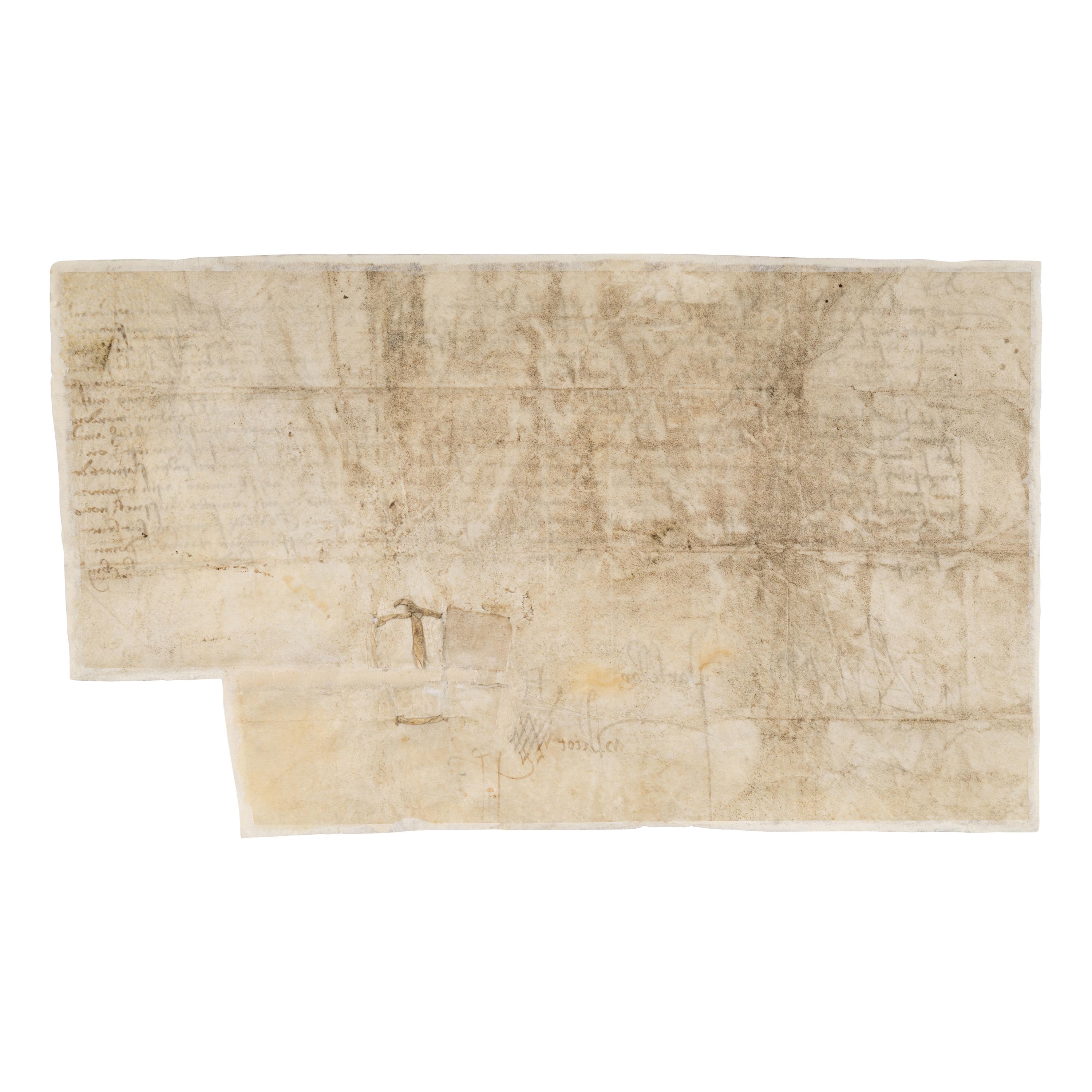 Louis XI, King of France (1423-1483). Manuscript document signed ("Louis XI"), Paris, 19 March 1478.