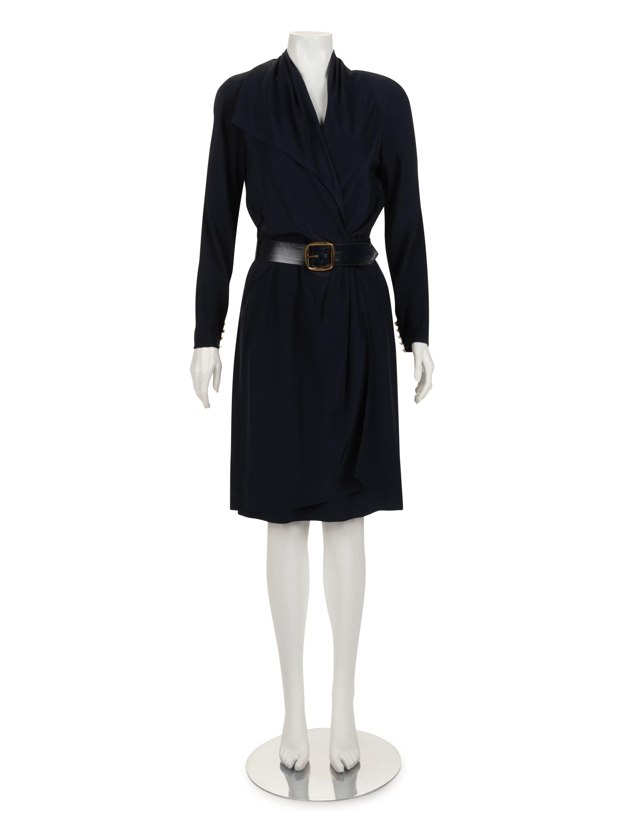 Chanel Wrap Style Dress with Belt