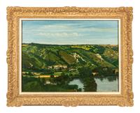 Vue Panoramique de Haute-Ilse prise de la Roche-Guyon (Seine et Oise)