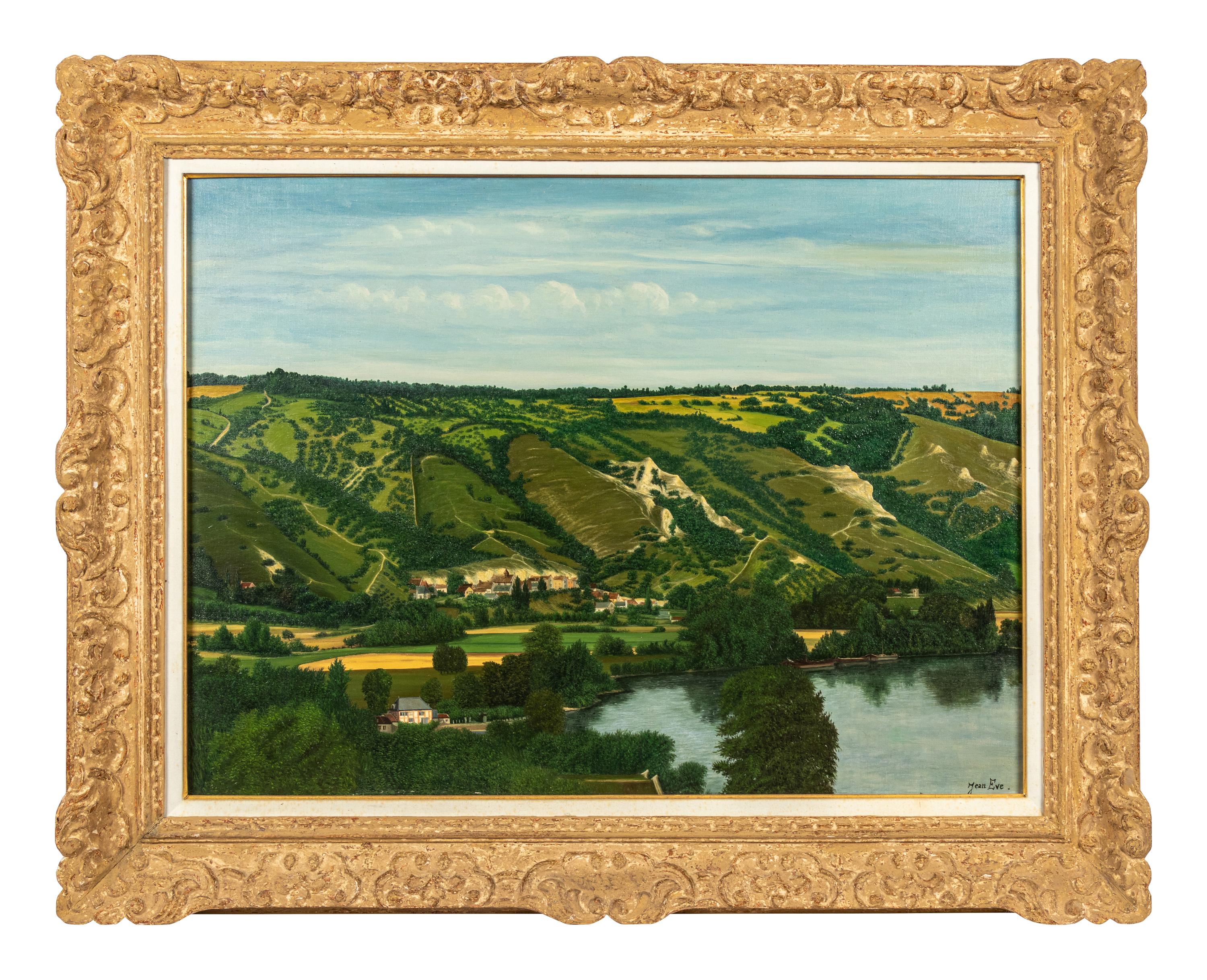 Vue Panoramique de Haute-Ilse prise de la Roche-Guyon (Seine et Oise)