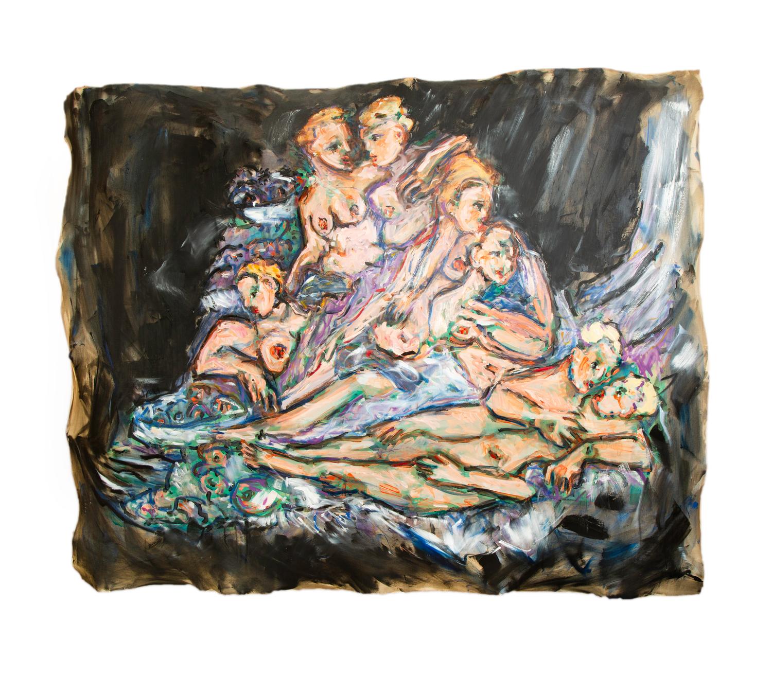 Pyramid of Nudes , 1985