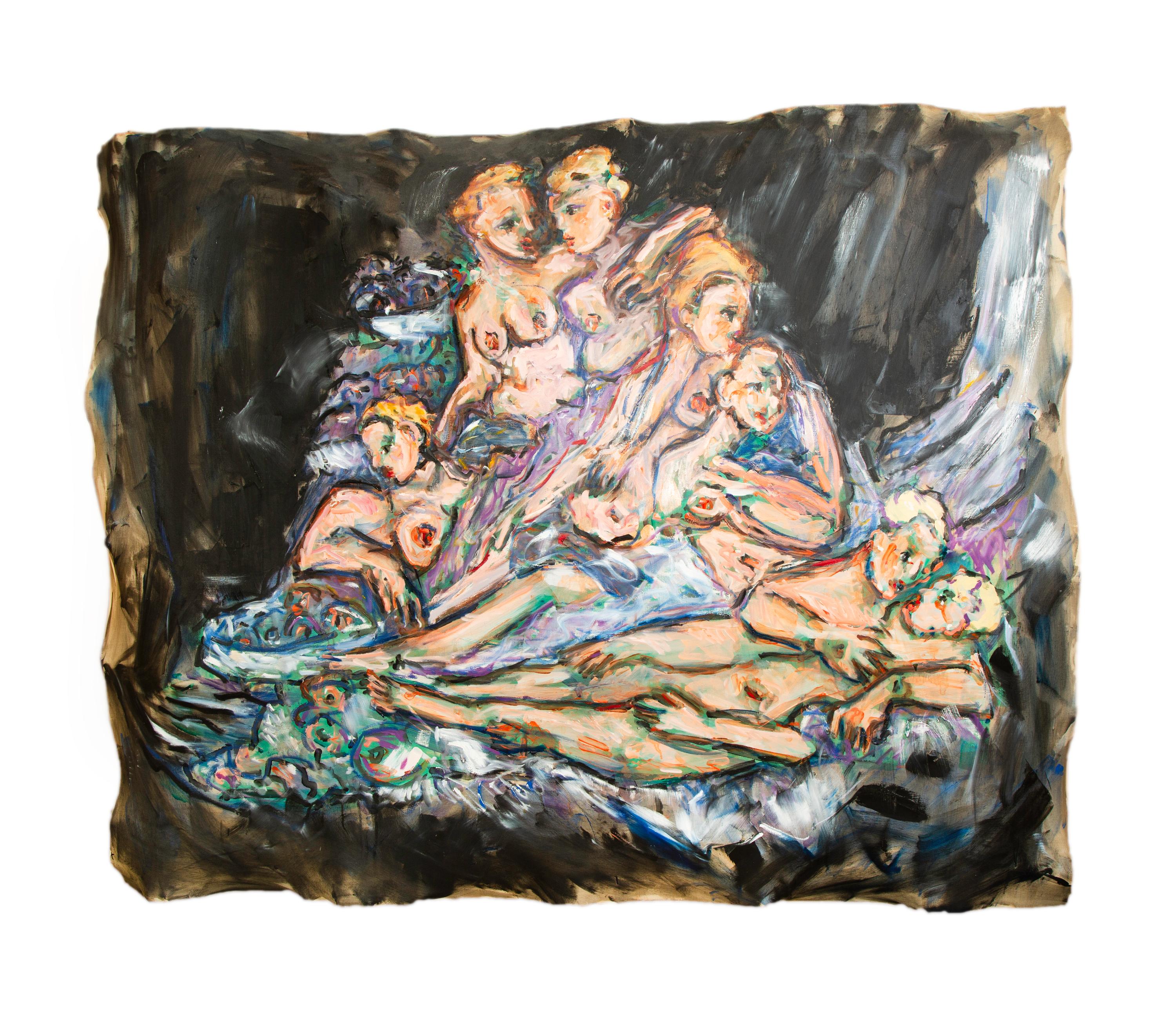 Pyramid of Nudes , 1985