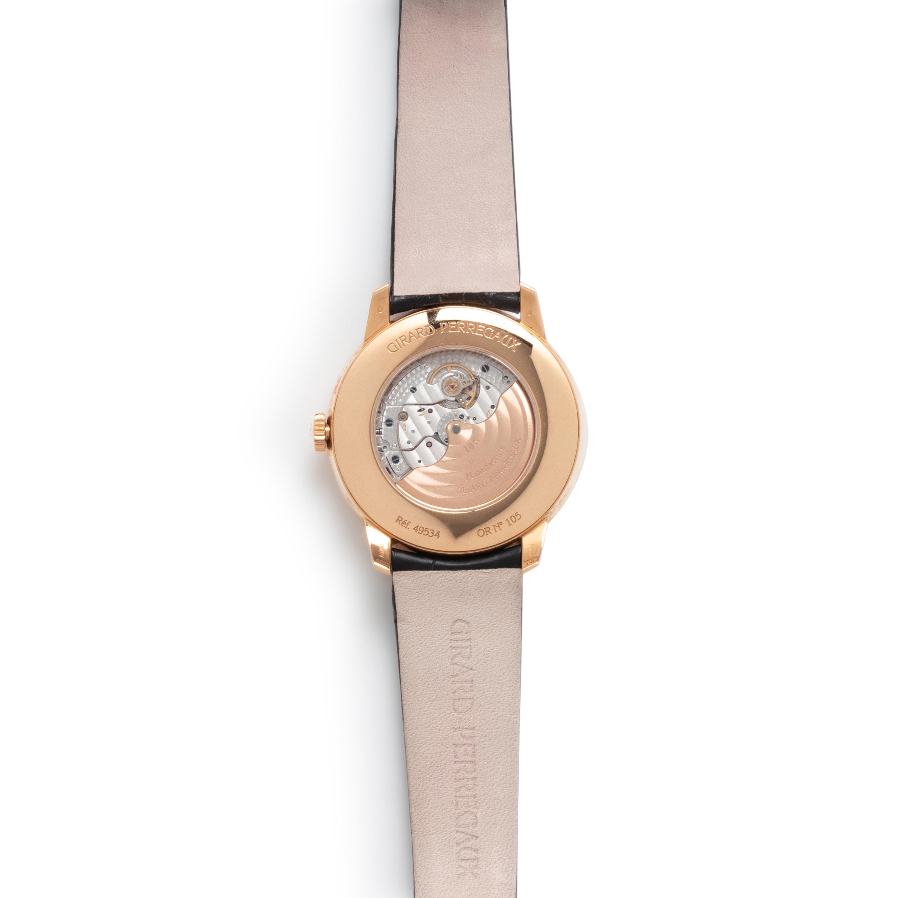 GIRARD-PERREGAUX, REF. 49534 18K ROSE GOLD '1966 SMALL SECONDS' WATCH