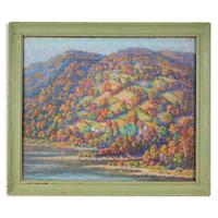 Samuel George Phillips (American, 1890–1965) The Valley in Fall
