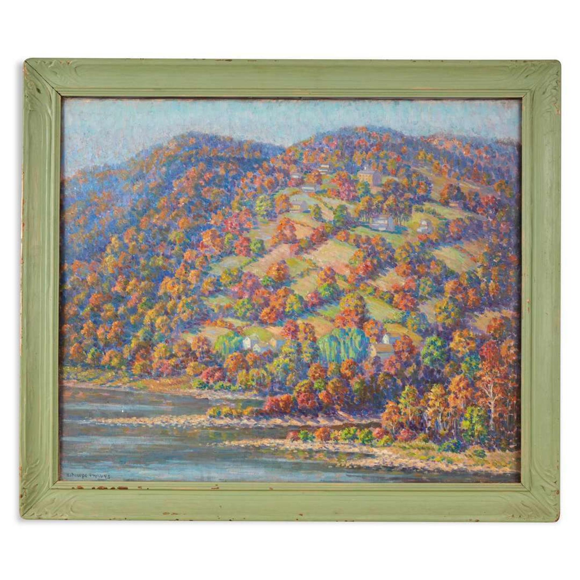 Samuel George Phillips (American, 1890–1965) The Valley in Fall