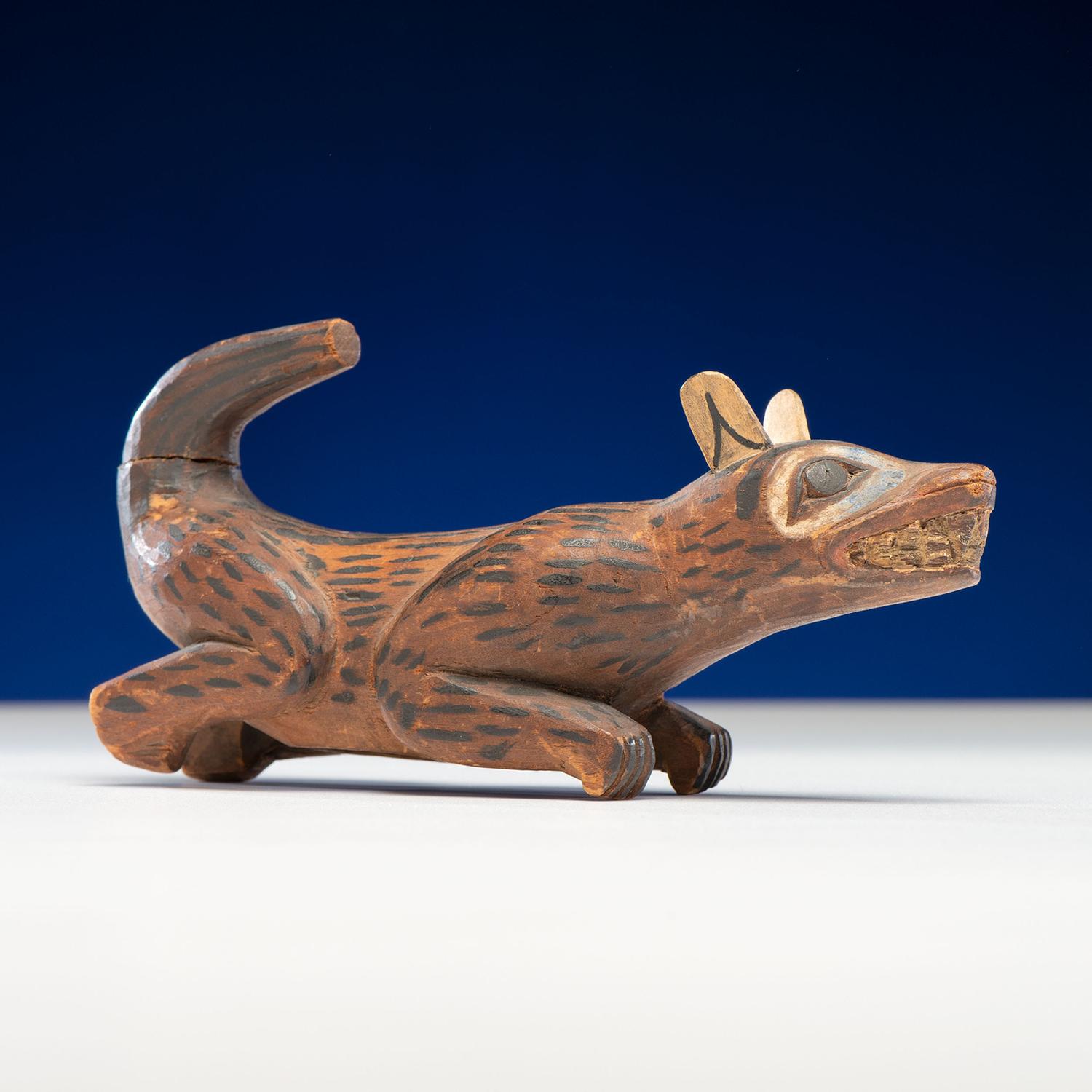 Tlingit Wolf Carving