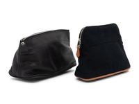 Two Hermès Travel/Make-Up Pouches, 1986, 2014
