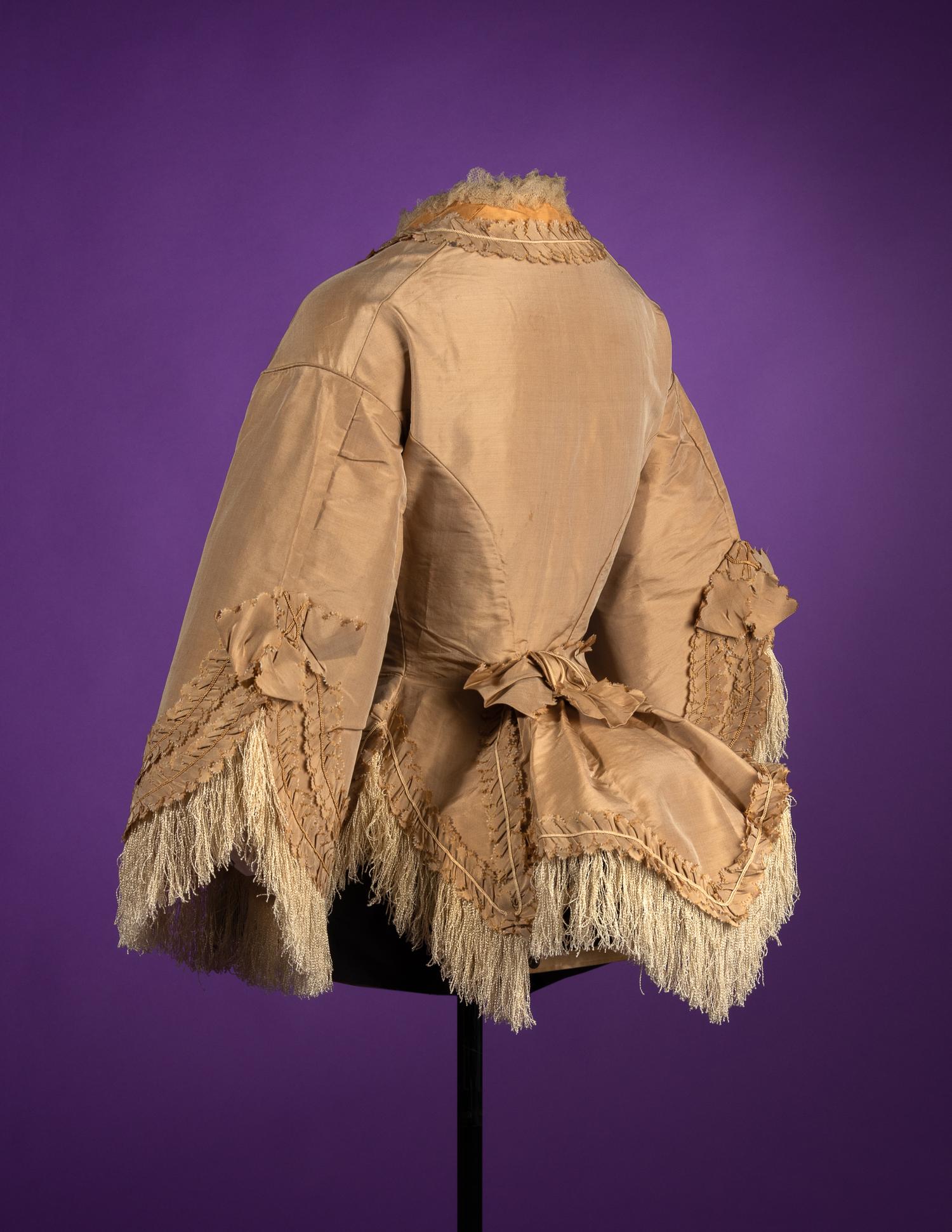 Two Silk Evening Bodices, 1870s