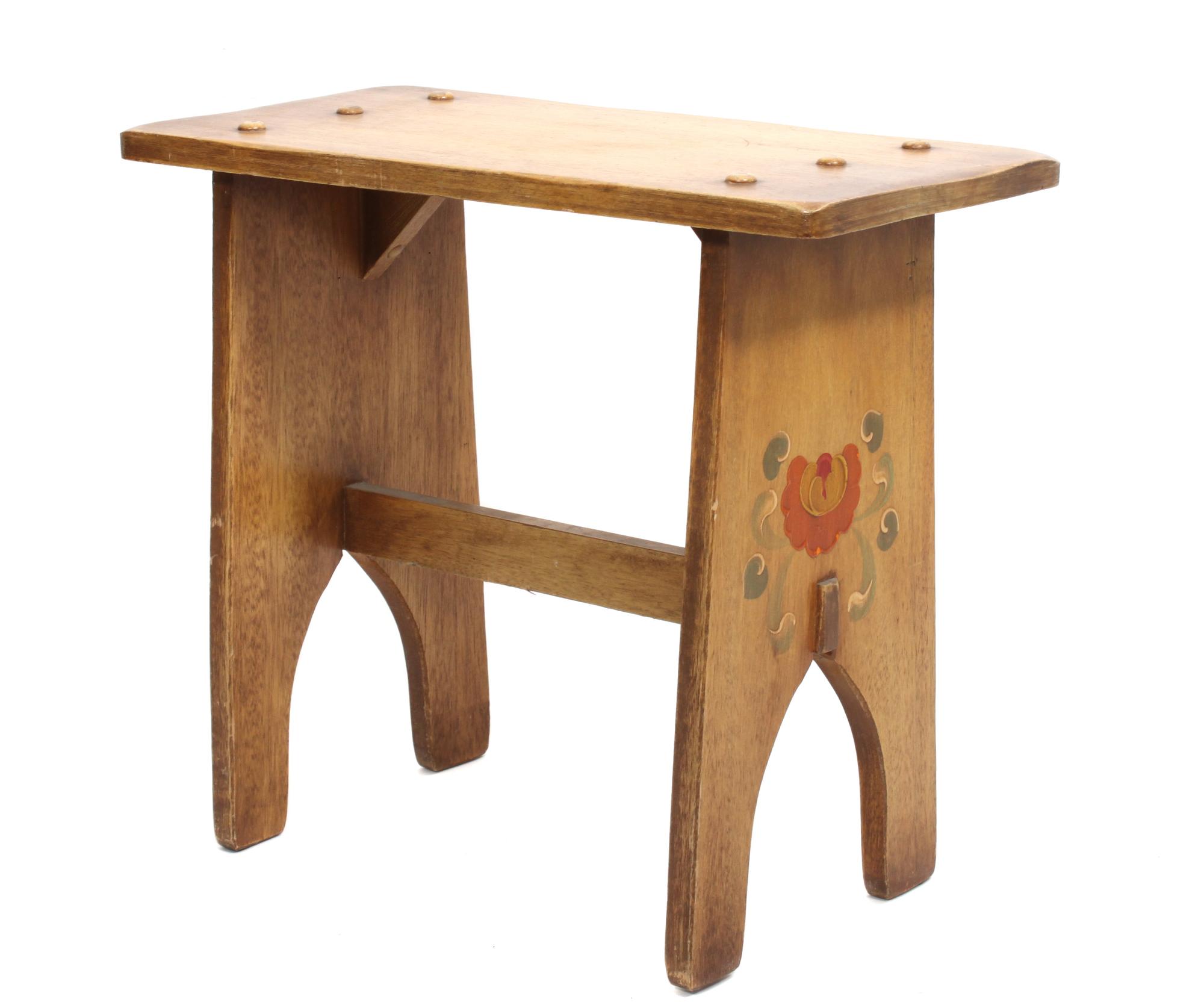 An Octagonal Monterey Wood Low Table Height 18 x diameter 28 inches