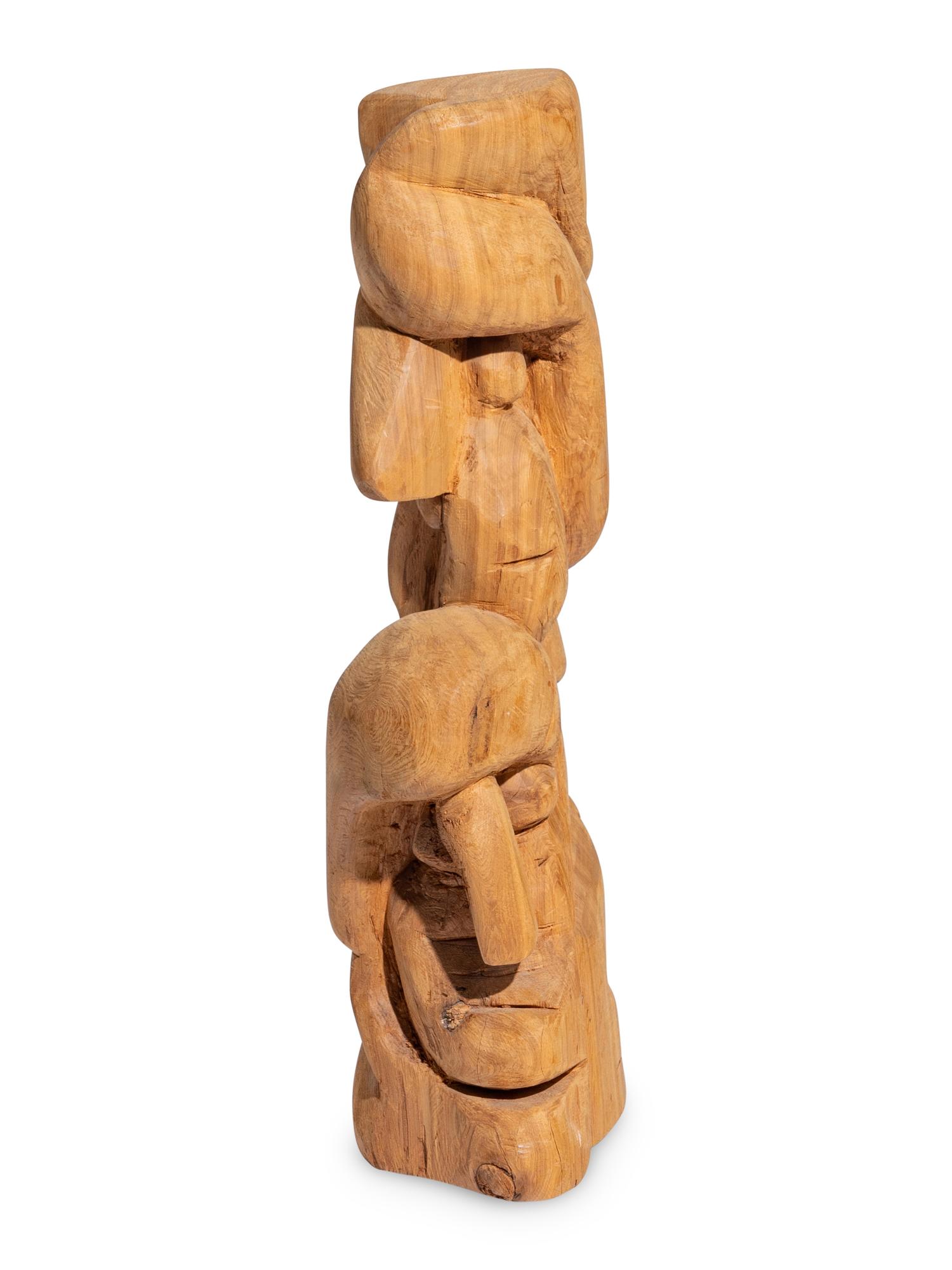 Untitled Wood Sculpture, Family Group
