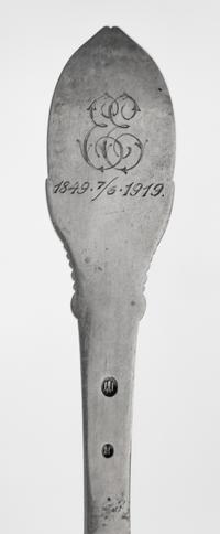 Five Danish Silver Flatware Articles