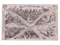 [ABOLITION]. VALENTINE DUNDEE, J., eng. Uncle Tom's Cabin illustrated cover. London: Ackerman, 1853.