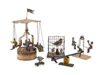 A Group of Tin and Composite Toys
