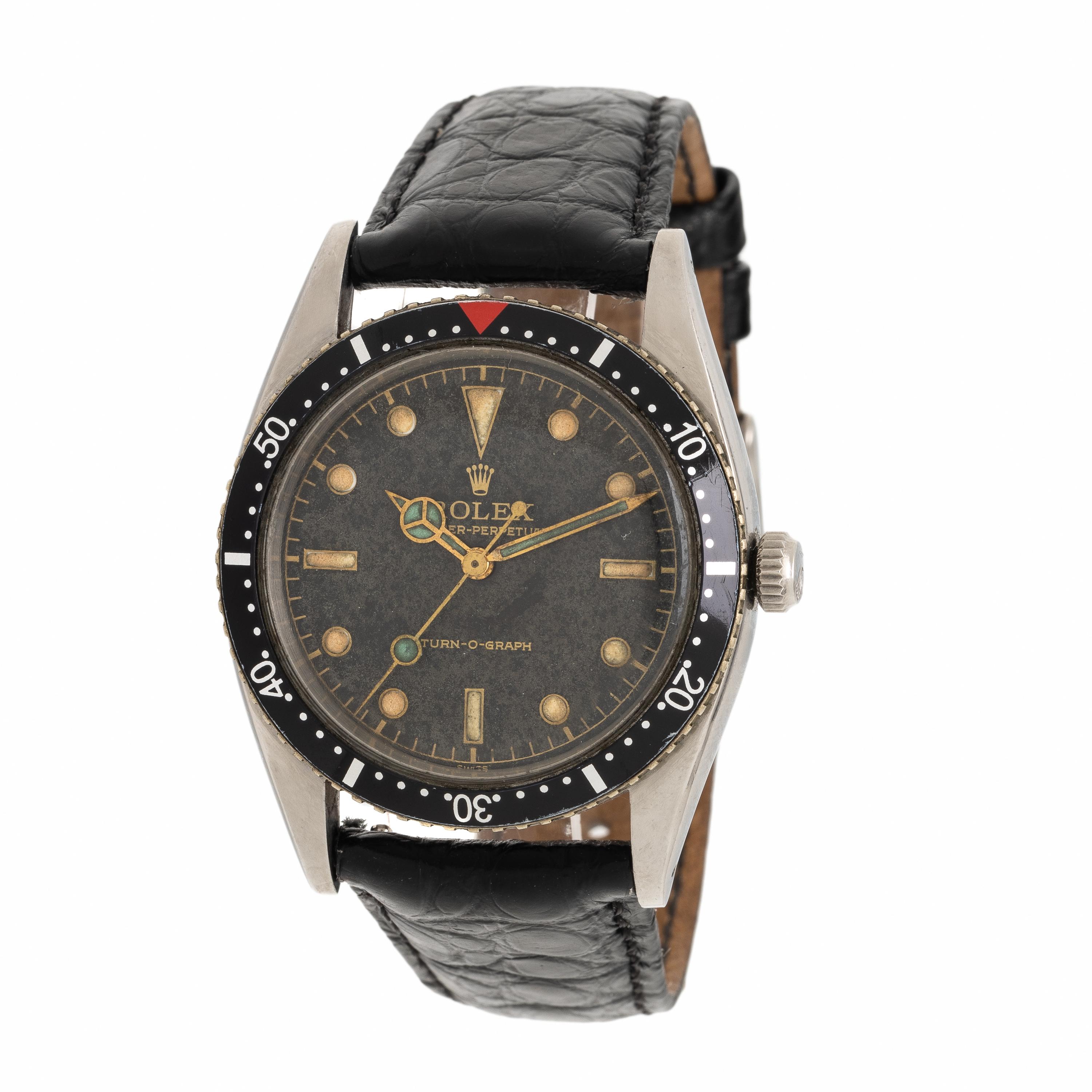 Rolex, Ref. 6202, Stainless Steel 'Turn-O-Graph' Watch, Circa 1953