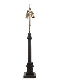 A Grand Tour Bronze Vendome Column Mounted as a Lamp