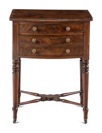 A George III Mahogany Drop Leaf Dressing Stand