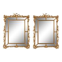 A Pair of George II Style Giltwood Mirrors