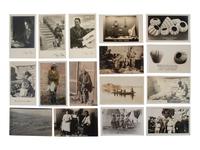 [NATIVE AMERICANS]. 61 real photo postcards of Native American subjects, incl. Red Cloud.