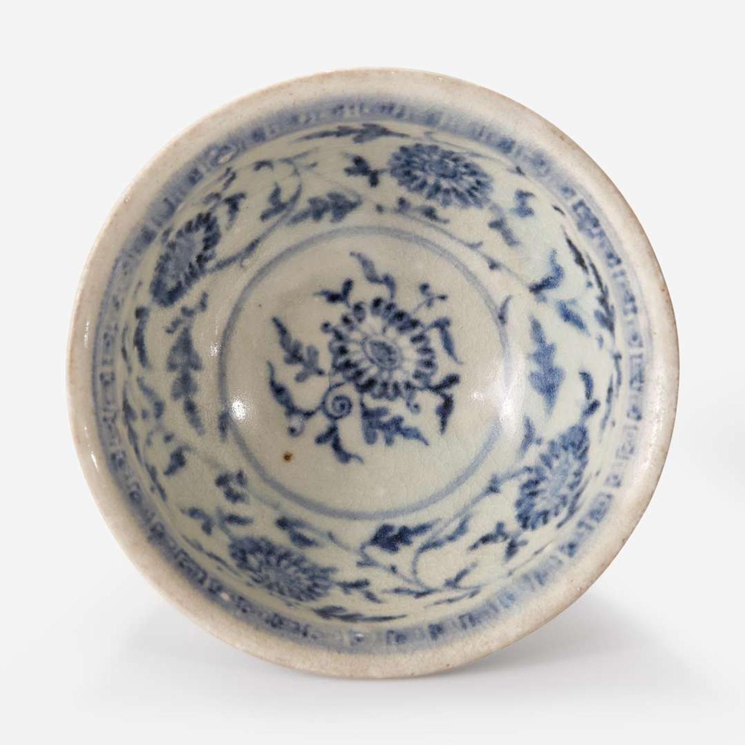 A Vietnamese blue and white-decorated stem cup Le dynasty 15th/16th century or later