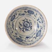 A Vietnamese blue and white-decorated stem cup Le dynasty 15th/16th century or later