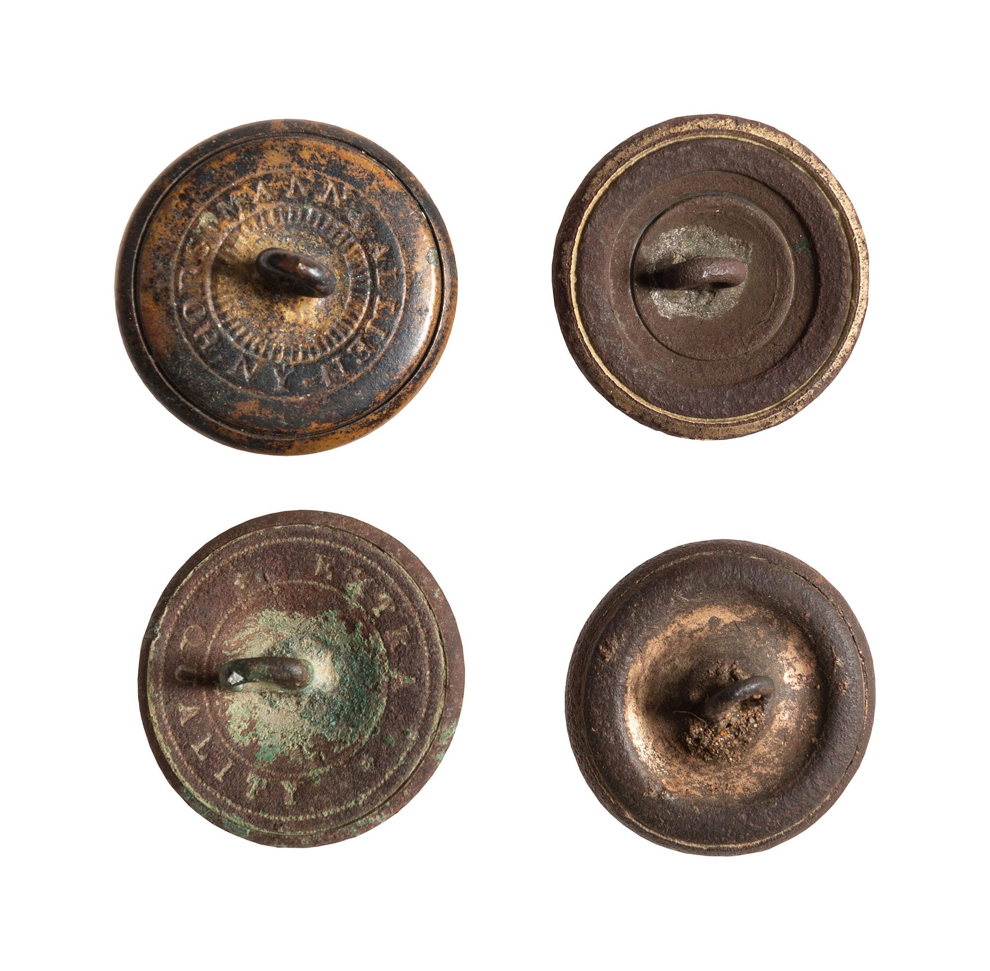 [CIVIL WAR] Group of buttons from both North and South. Lot of 13.