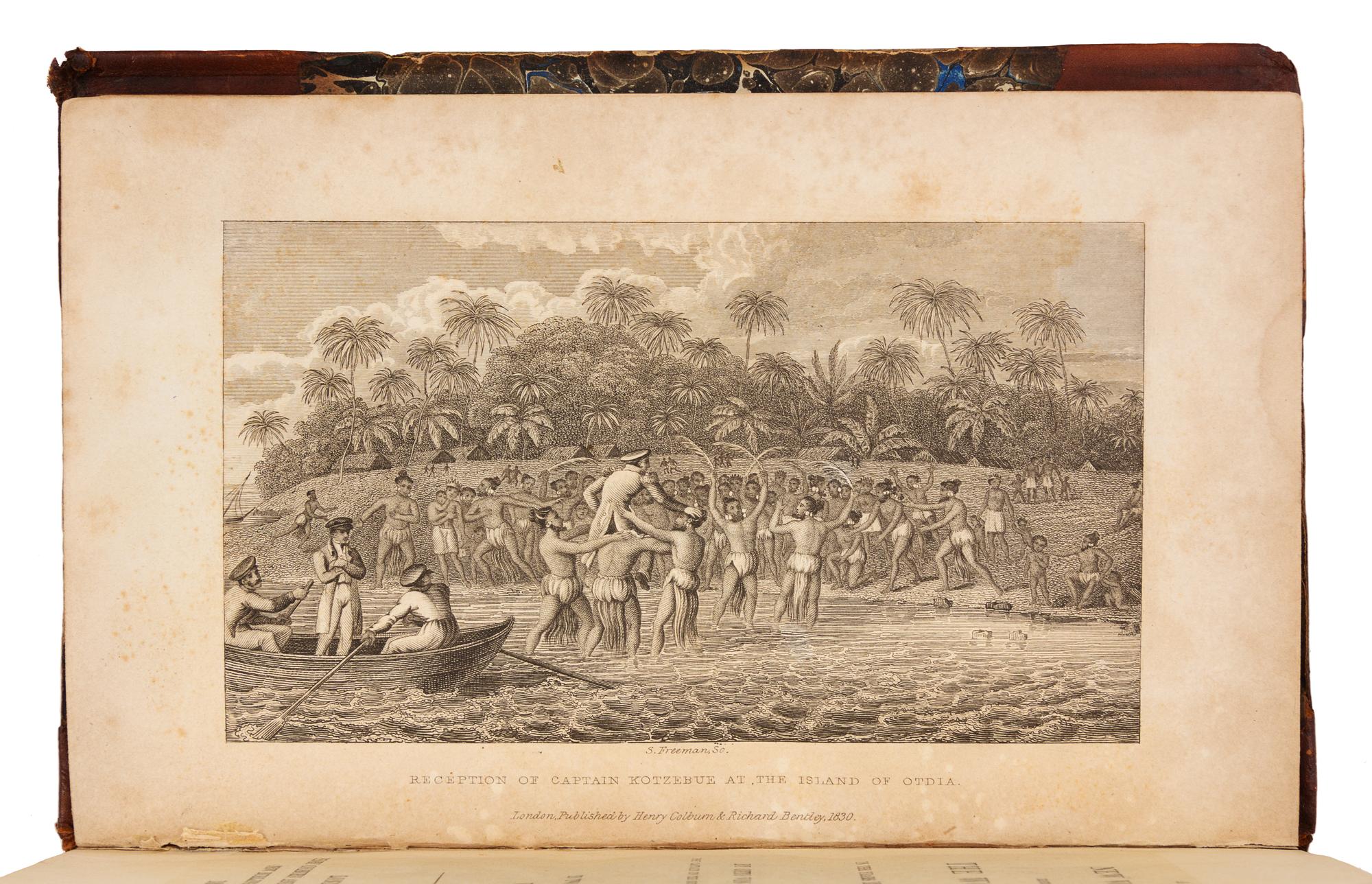 KOTZEBUE, Otto von (1787-1846). A New Voyage Round the World. London, 1830. FIRST EDITION IN ENGLISH.