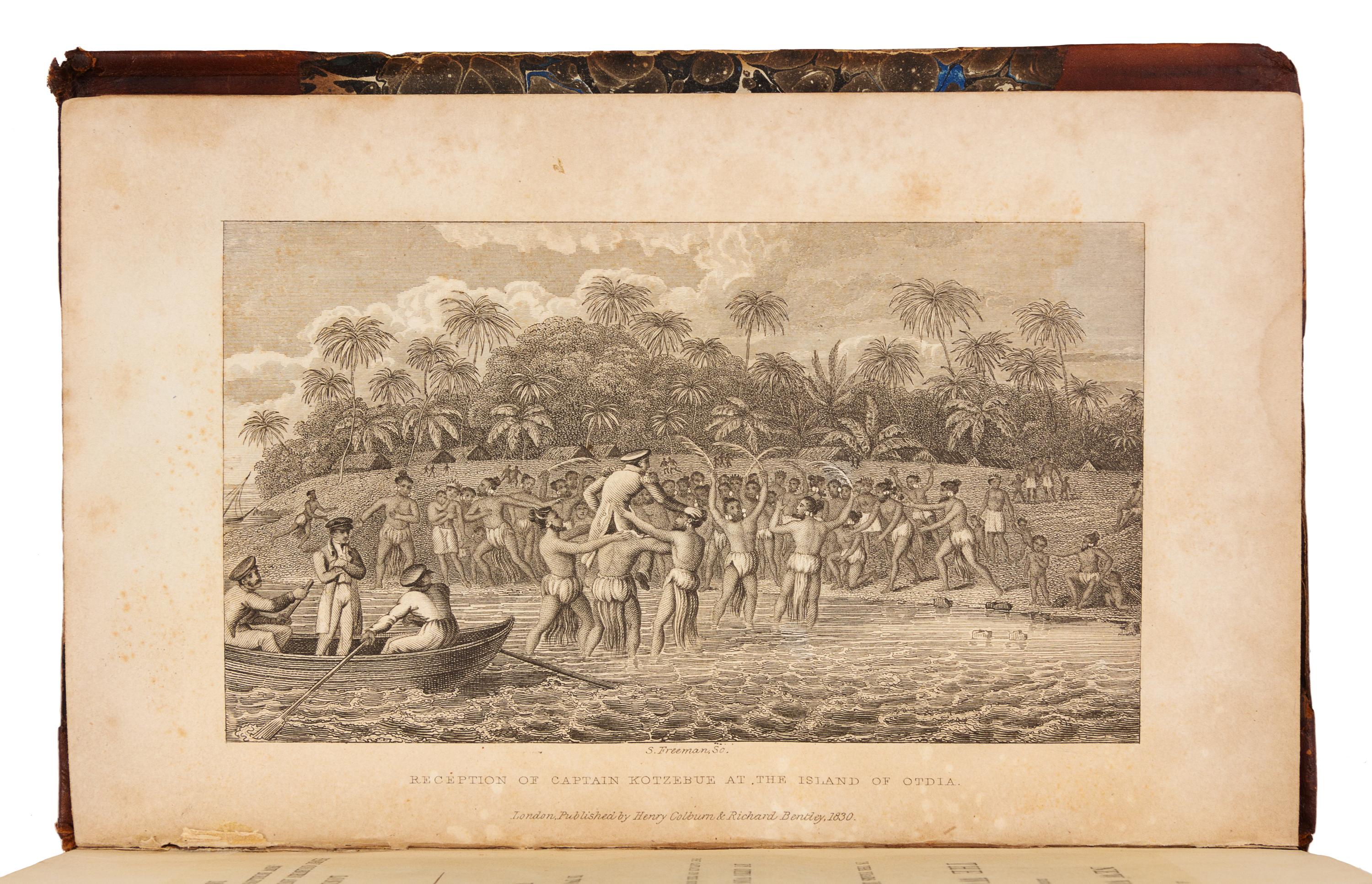 KOTZEBUE, Otto von (1787-1846). A New Voyage Round the World. London, 1830. FIRST EDITION IN ENGLISH.