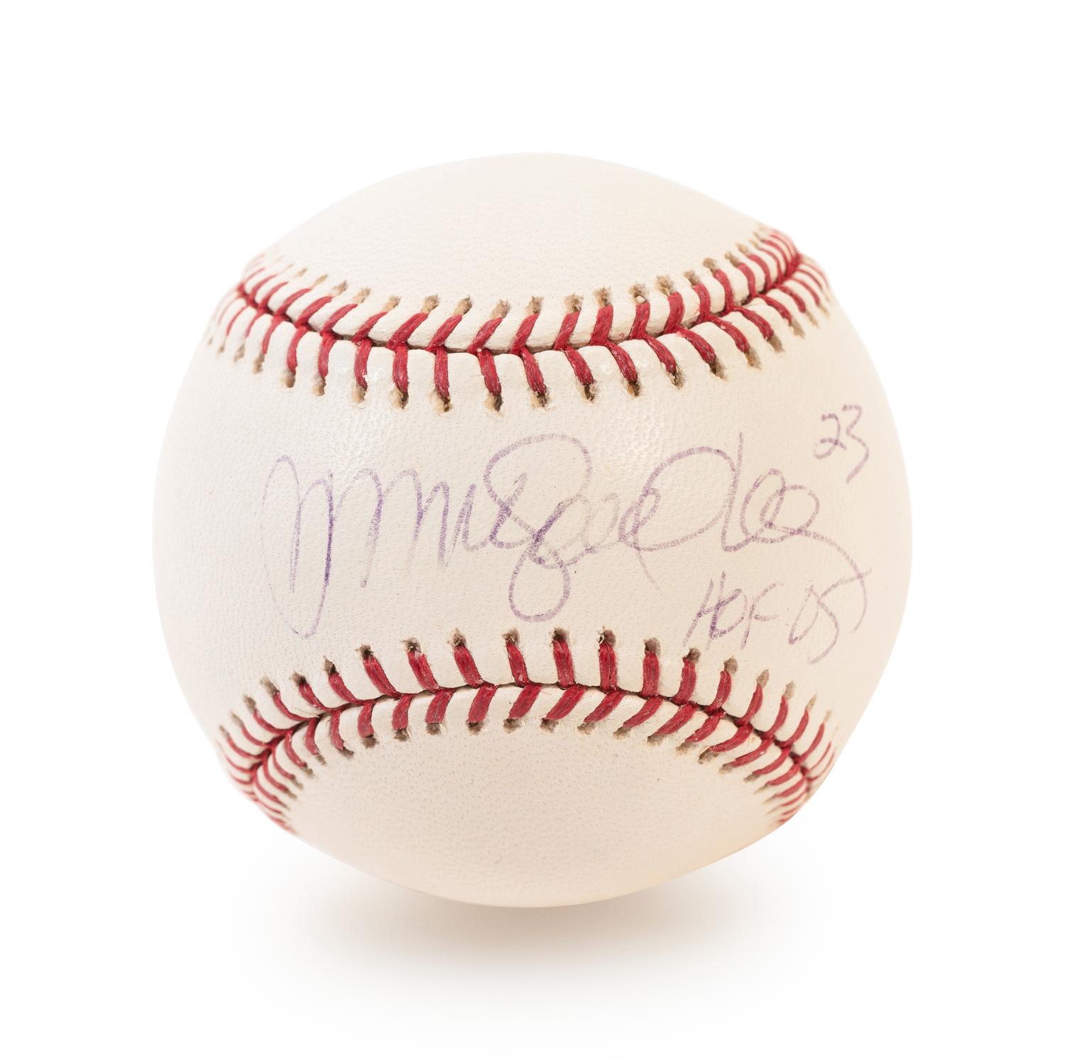(Sports) A group of baseball memorabilia, comprising: