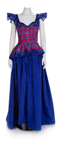 Two Fabrice Couture Beaded Dresses, 1990-2000s No size label
