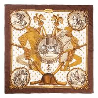 Four Hermès 90cm Silk Scarves