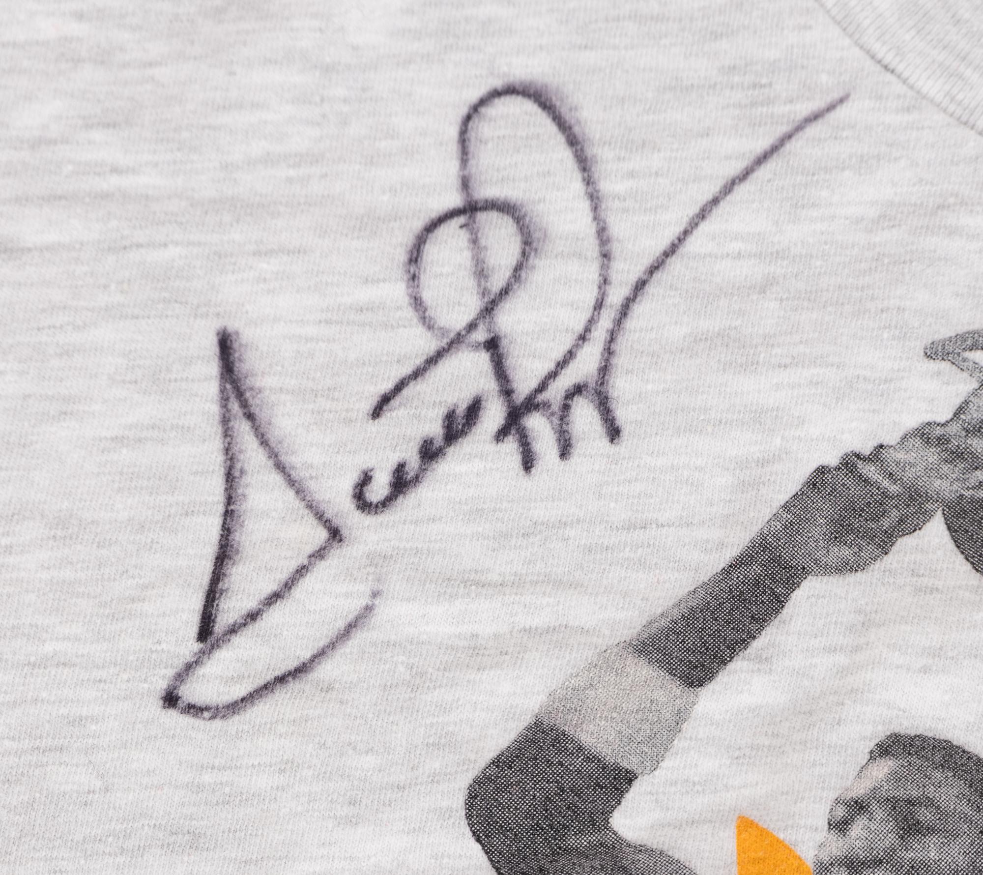A Group of Assorted Chicago Bulls Signed Autograph Vintage Shirts (Beckett Authentication Services BAS Certified),