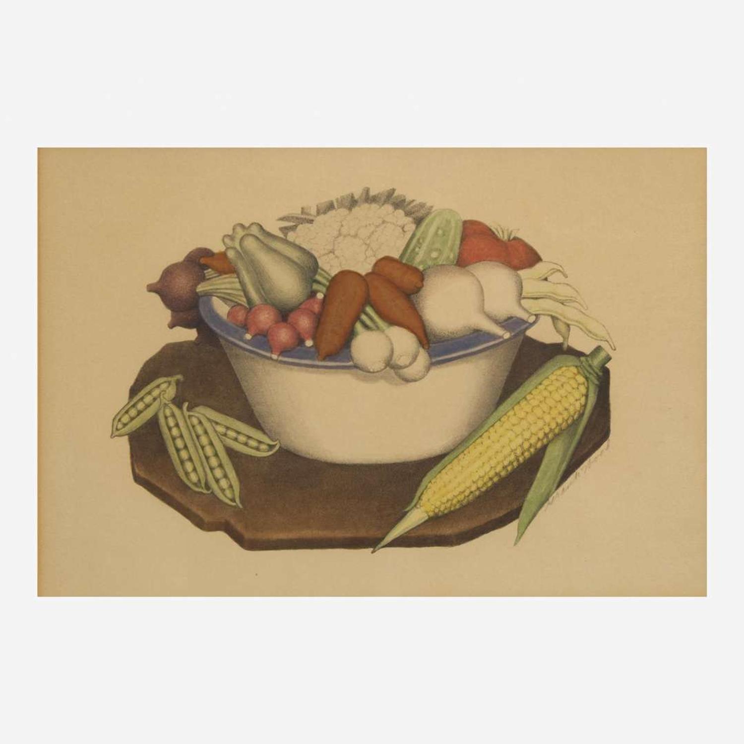 Grant Wood (American, 1891–1942) Vegetables