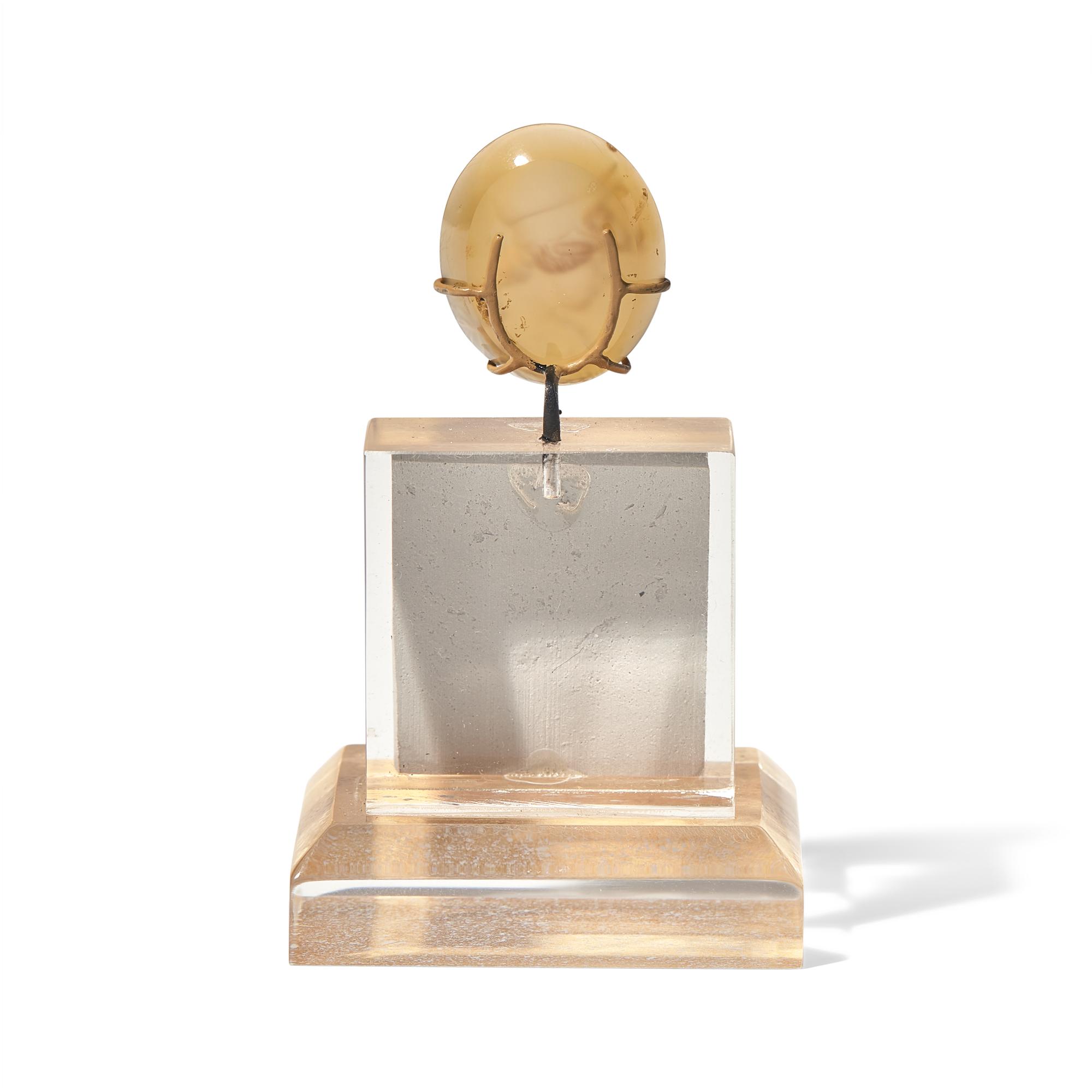 A Neoclassical Agate Intaglio with Athena Promachos