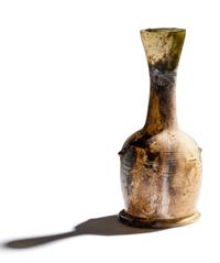 A Roman Glass Unguentarium with Six Knobs