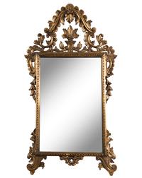 An Italian Baroque Style Giltwood Mirror