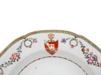 Eleven Chinese Export Porcelain Armorial Plates