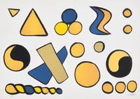 Alexander Calder (American, 1898-1976) — Composition aux formes Geometriques, 1965