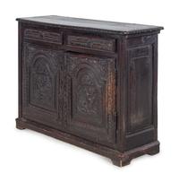 A Renaissance Style Carved Walnut Cabinet