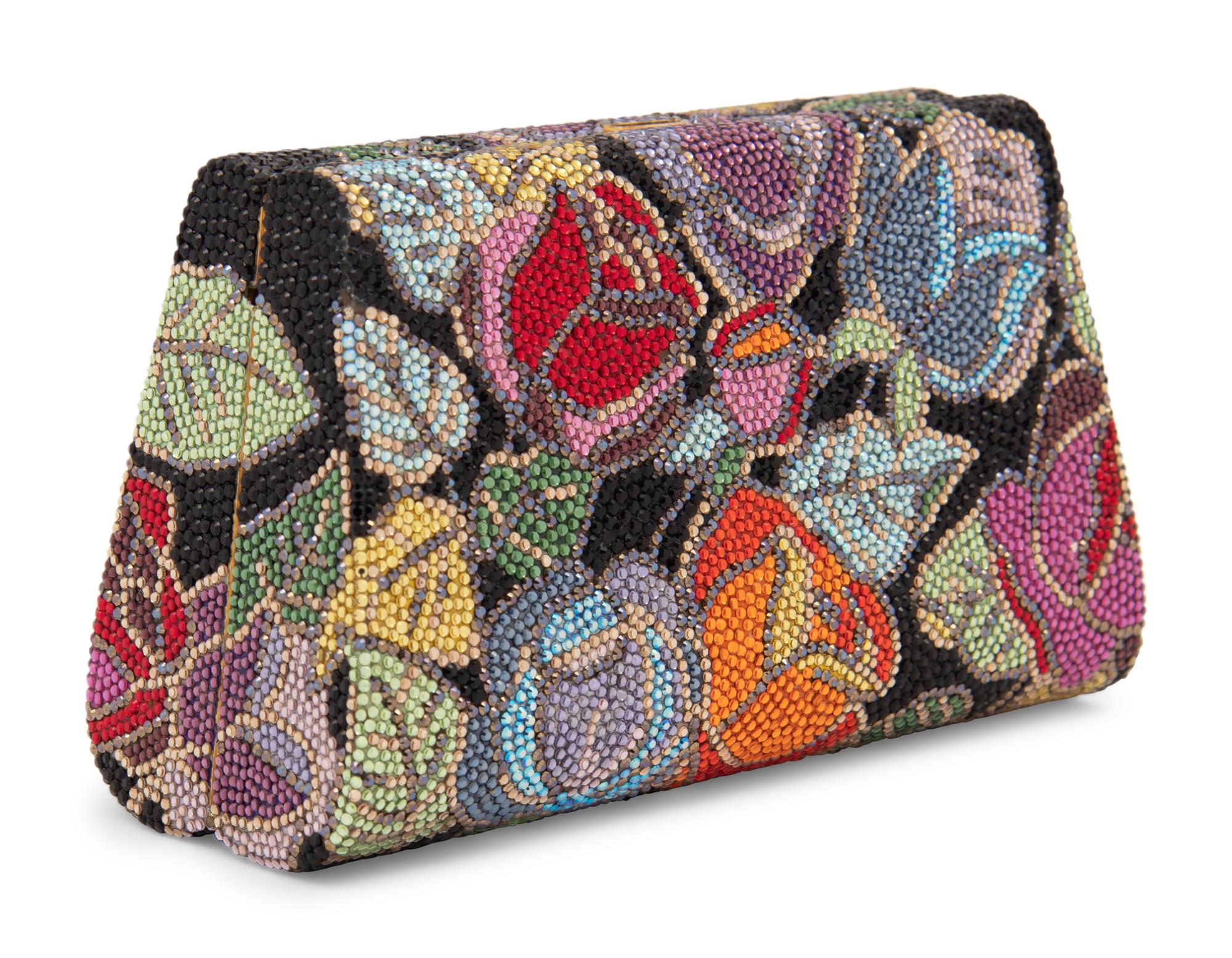 Judith Leiber Floral Minaudière